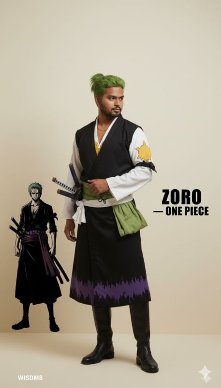 Roronoa Zoro Inspired High-Fashion Editorial - view 1