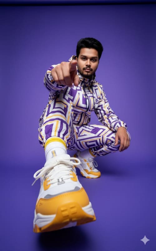 Dynamic Streetwear Portrait: Ultra-Realistic 8k Photo - view 1