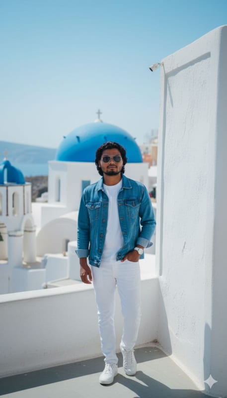 Santorini Male Fashion Portrait thumbnail 3