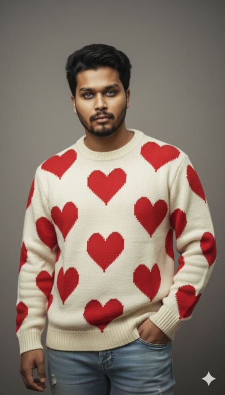 Heart Sweater Style - view 1