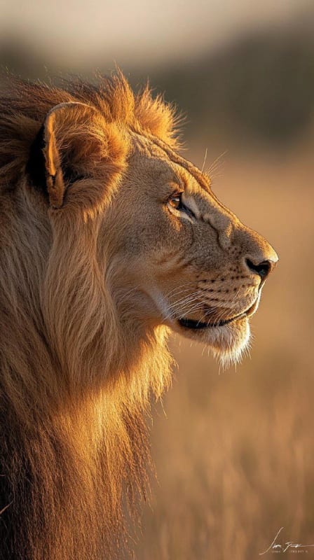 Majestic Lion Portrait: Hyperrealistic Wildlife Photography thumbnail 4