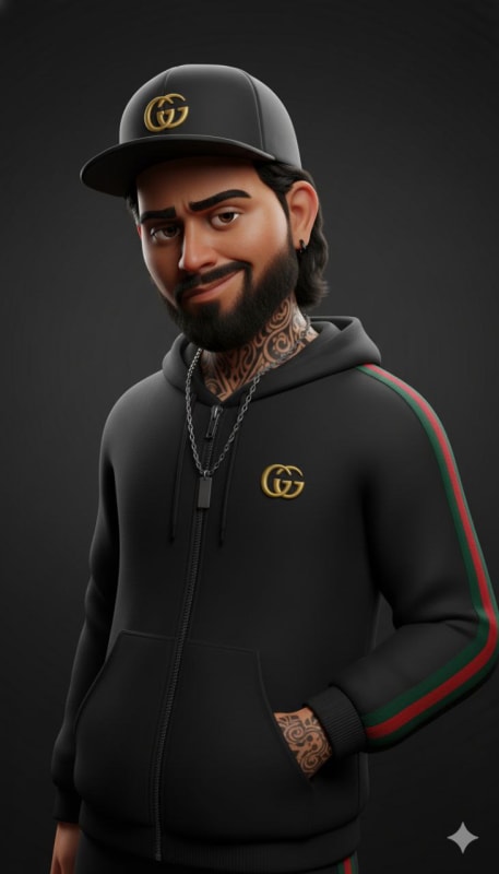 Edgy 3D Cartoon Portrait thumbnail 2