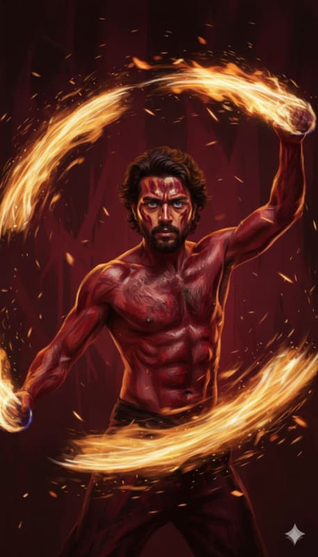 Cinematic Ritual Fire Performer thumbnail 2