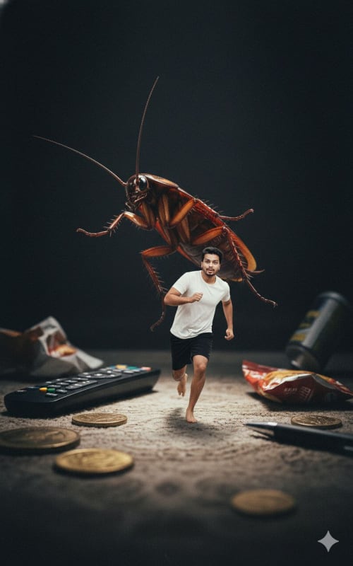 Surreal Child Escape: Cinematic Dreamscape with Giant Mosquito thumbnail 2