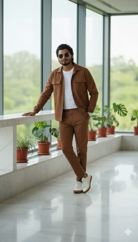Modern Men's Earthy Streetwear Photography thumbnail 3