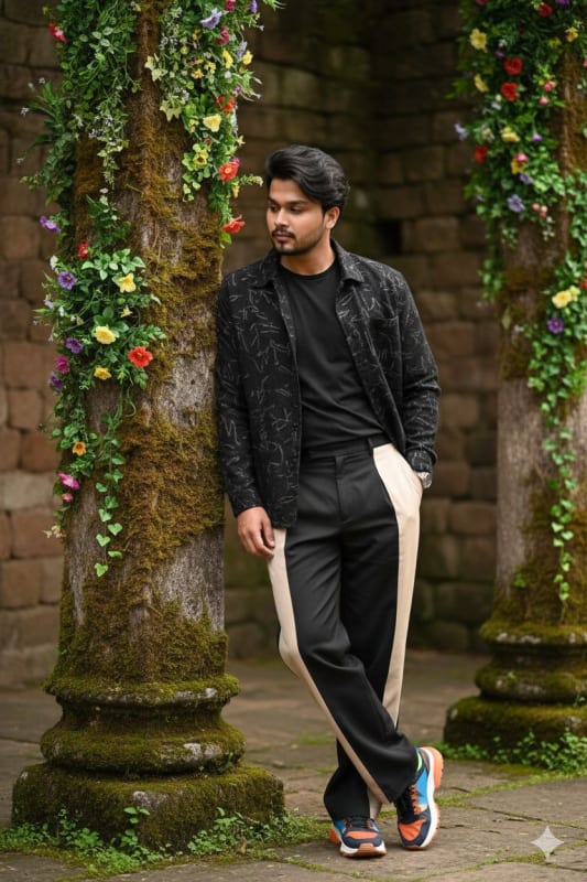 Hyperrealistic Portrait of Stylish Young Man with Leica SL2 - view 1