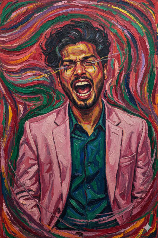 Expressionist Emotional Portrait: Art Prompt Inspired by Munch and Kirchner - view 1