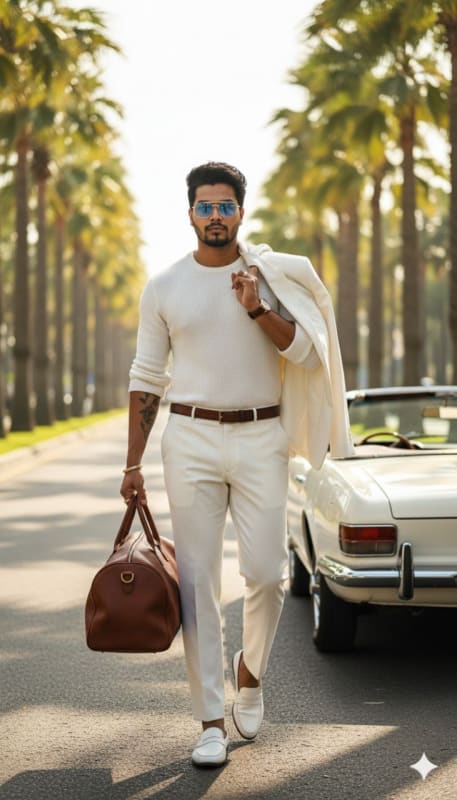 Elegant Man on Luxury Boulevard - view 1