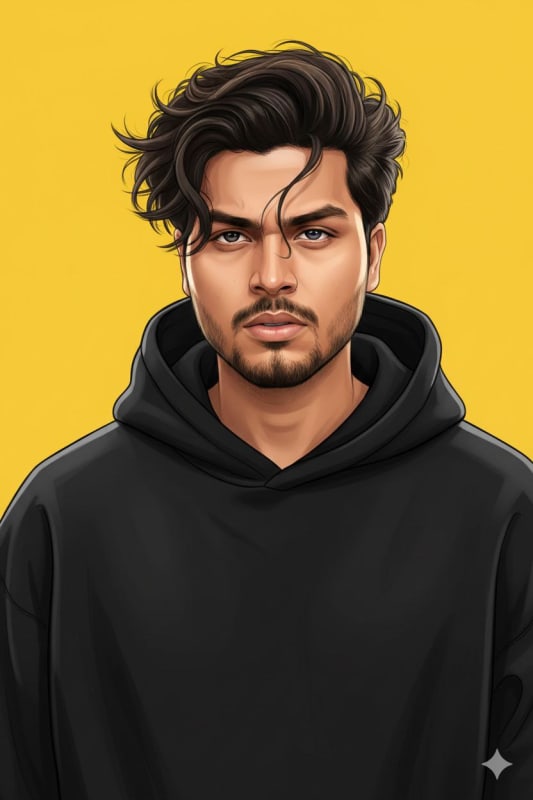 Hyper-Realistic Portrait Illustration with Dynamic Lighting thumbnail 2