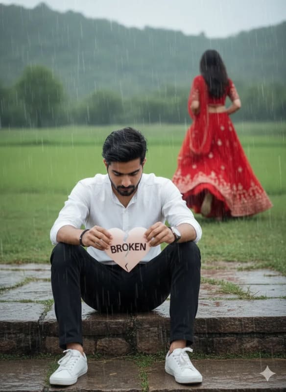 Heartbroken Teenager in the Rain: A 4K Emotional Portrait thumbnail 2