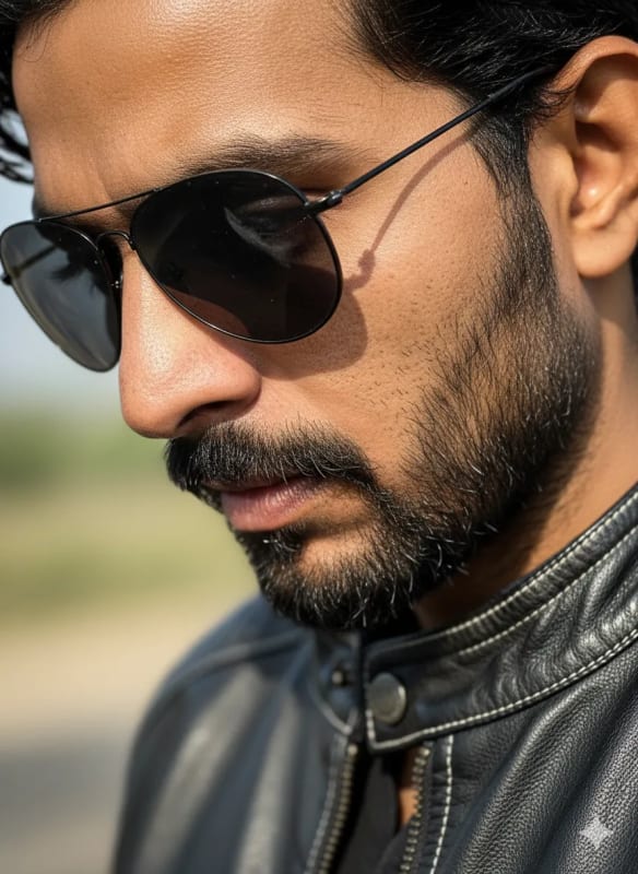 Gritty Man Portrait: Extreme Close-Up Photography thumbnail 2