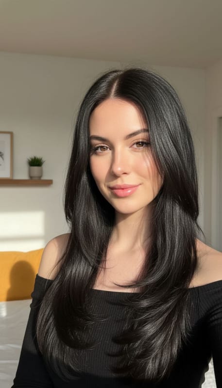 Natural Morning Light Aesthetic Selfie thumbnail 2