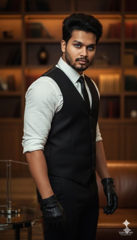 Sophisticated Asian Elite Agent Portrait - view 1