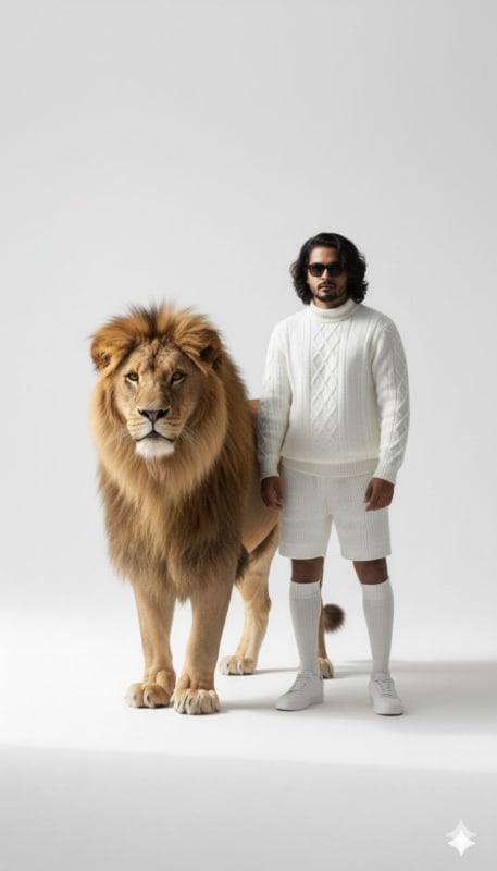 Majestic Animals & Color-Coordinated Studio Portraits thumbnail 6