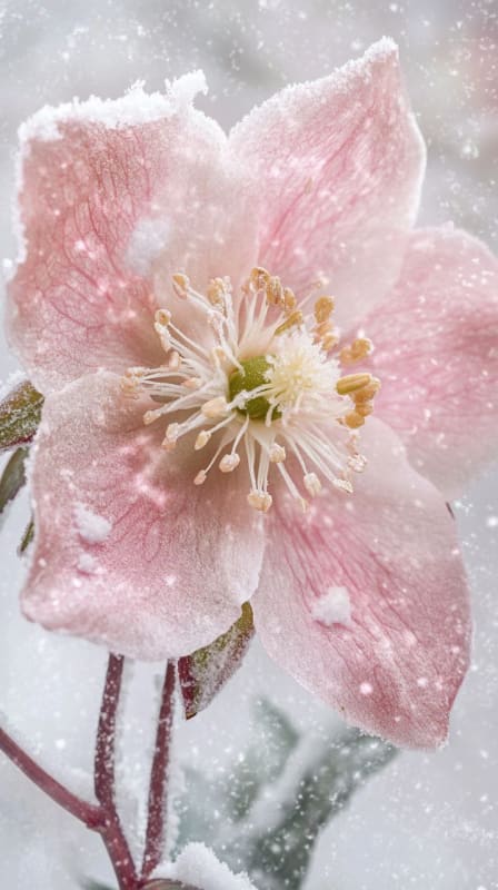 Ethereal Hellebore: A Winter Bloom Macro Photography thumbnail 6