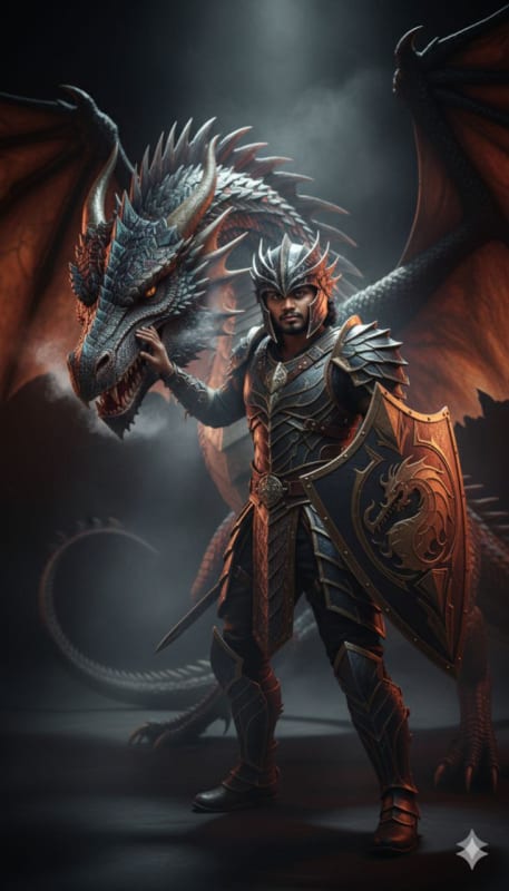Dragon Rider Cinematic Portrait thumbnail 3