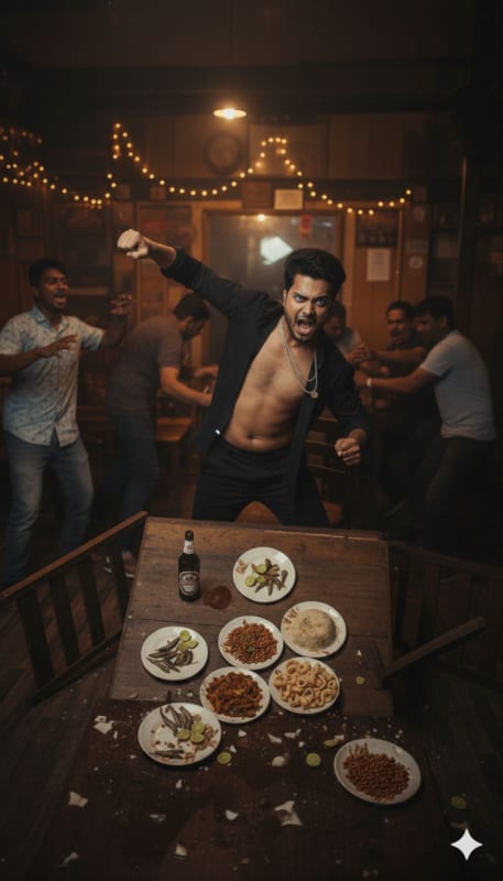Realistic Indian Local Bar Portrait thumbnail 2