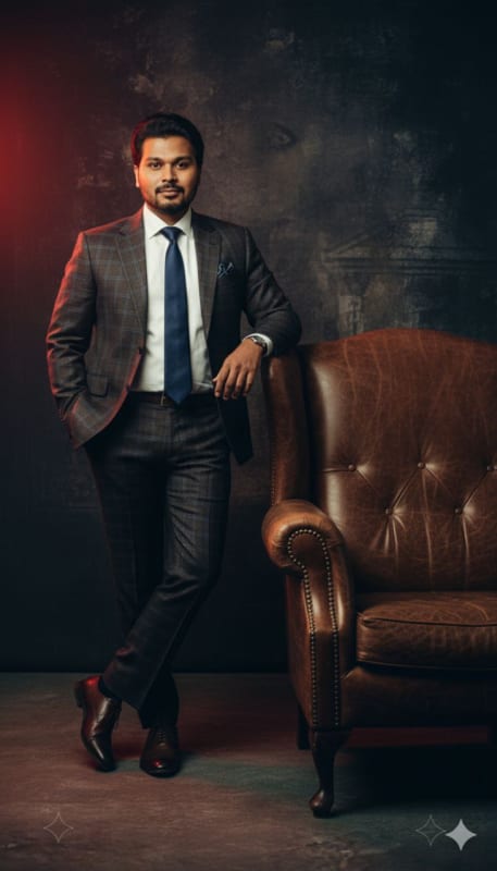Charismatic Male Editorial Portrait thumbnail 3