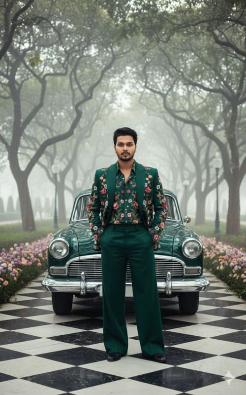 Emerald Elegance: A Cinematic Fashion Editorial thumbnail 3